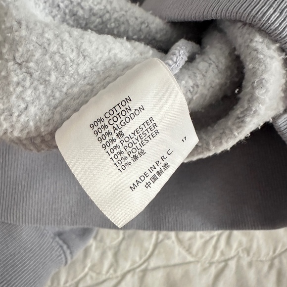 Brandy Melville John Galt New York Oversized Christy Hoodie Sweatshirt Pale Blue - Picture 7 of 9